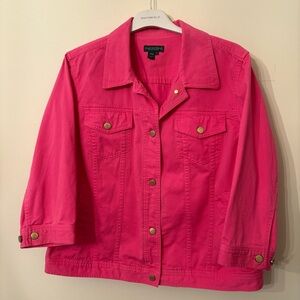 Lauren Ralph Lauren Pink Jean Jacket